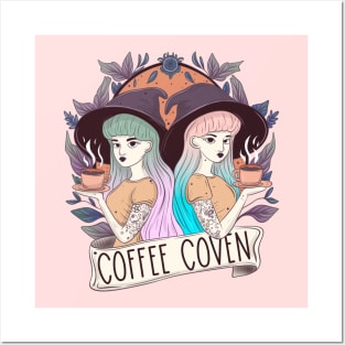 Coffee coven witches Posters and Art